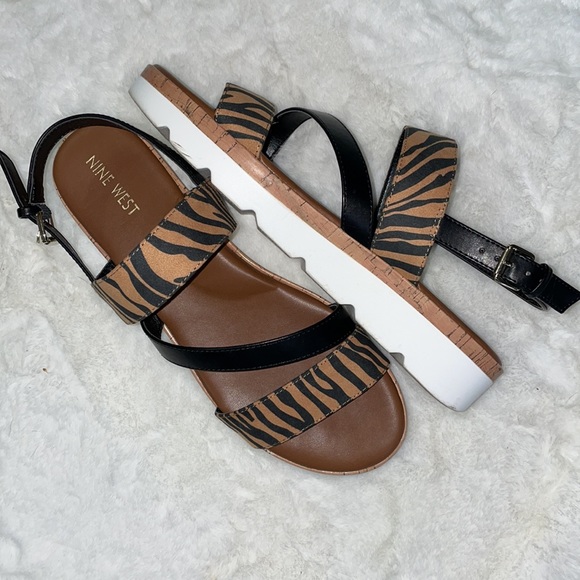 Nine West Animal Print Sandal - Picture 3 of 3